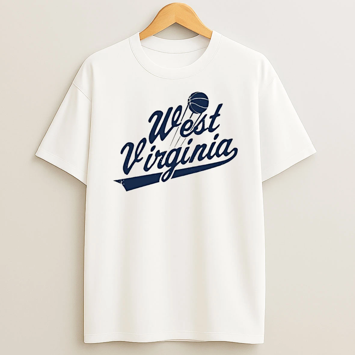West Virginia Mountaineers Basketball Logo Shirts