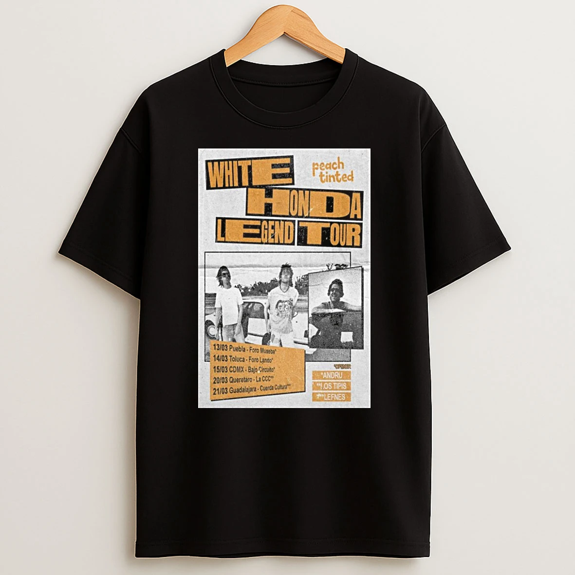 White Honda Legend March Tour 2026 Shirts