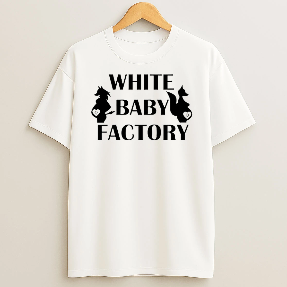 White Baby Factory Funny Shirts