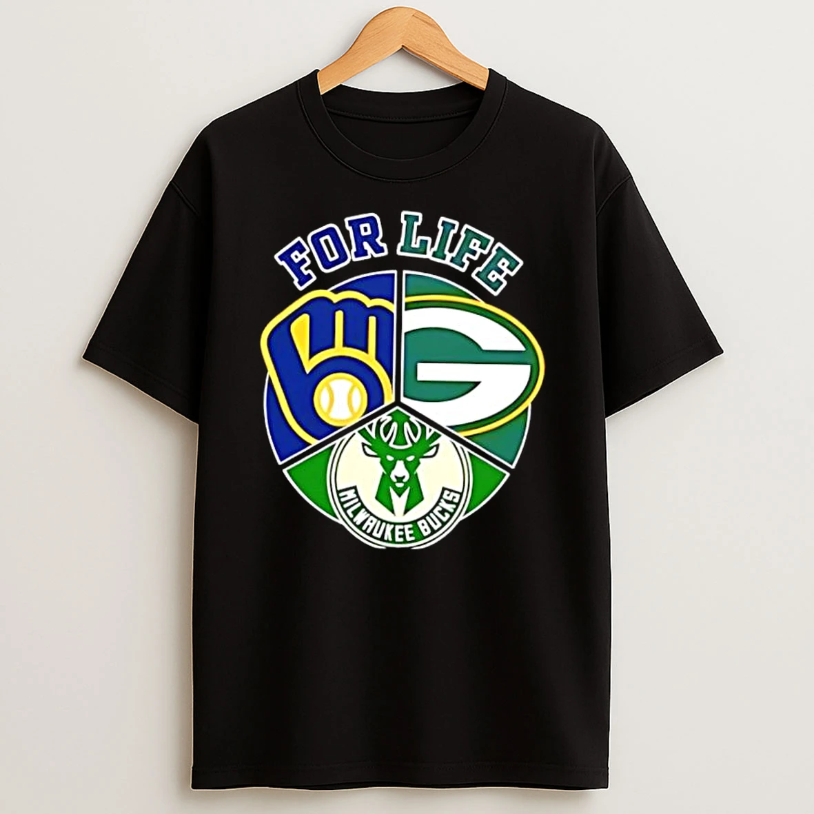 Wisconsin For Life Logo Sports 2026 Shirts