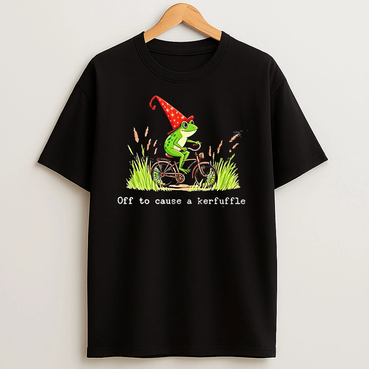 Witch Frog Off To Cause A Kerfuffle Vintage Shirts