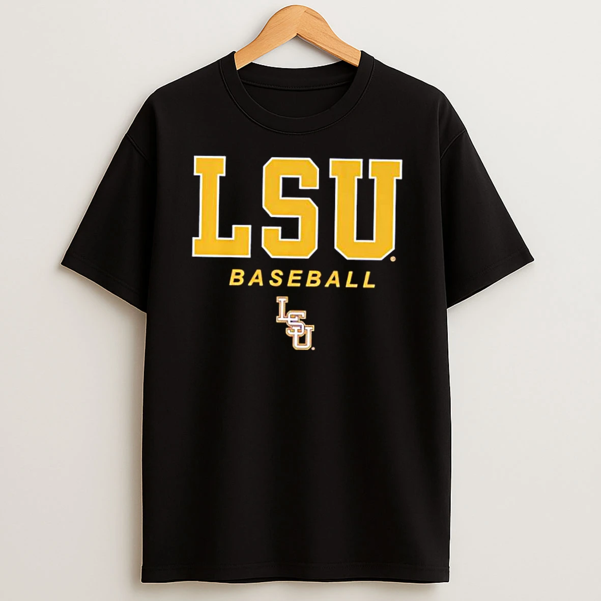 Wordmark And Logo Lsu Baseball Shirts