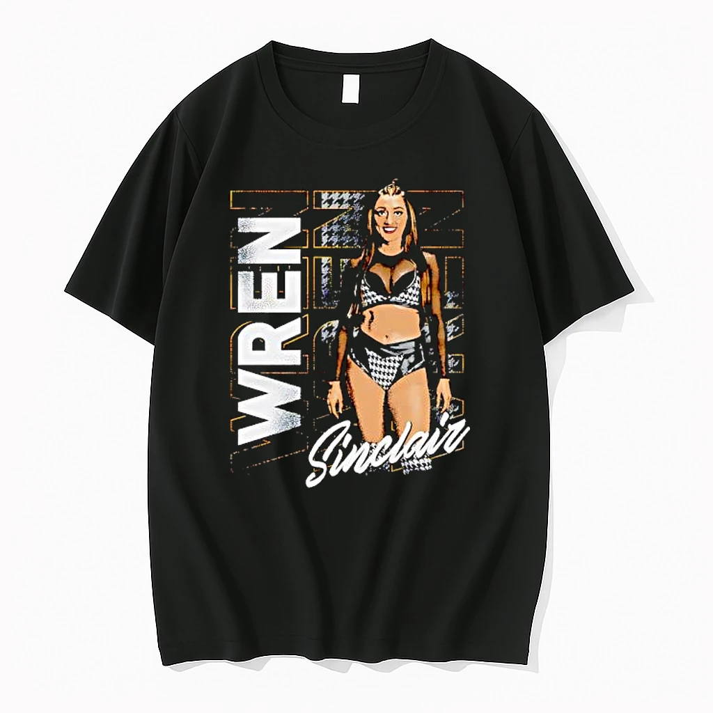 Wren Sinclair Wwe Nxt Female Wrestler Full Body Graphic Print Shirts