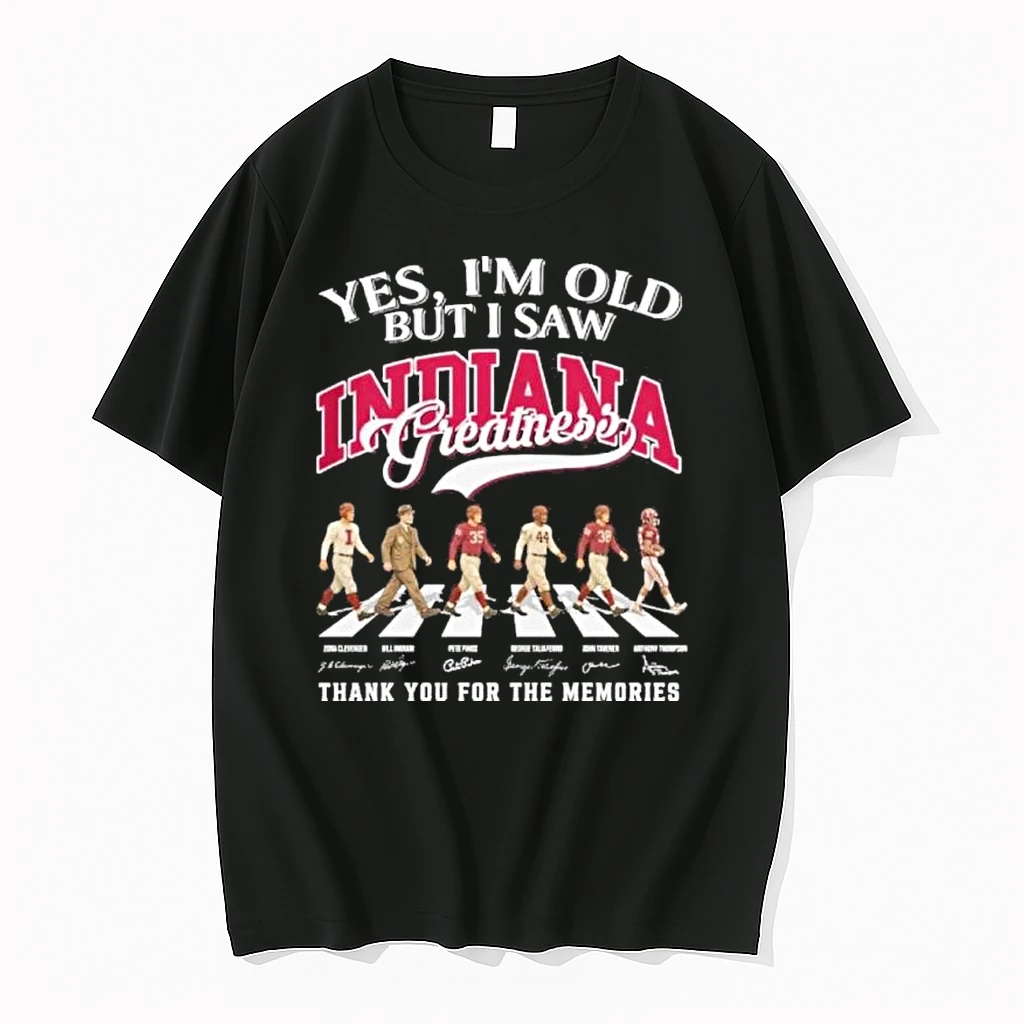 Yes Im Old But I Saw Indiana Hoosiers Abbey Road Greatness Shirts