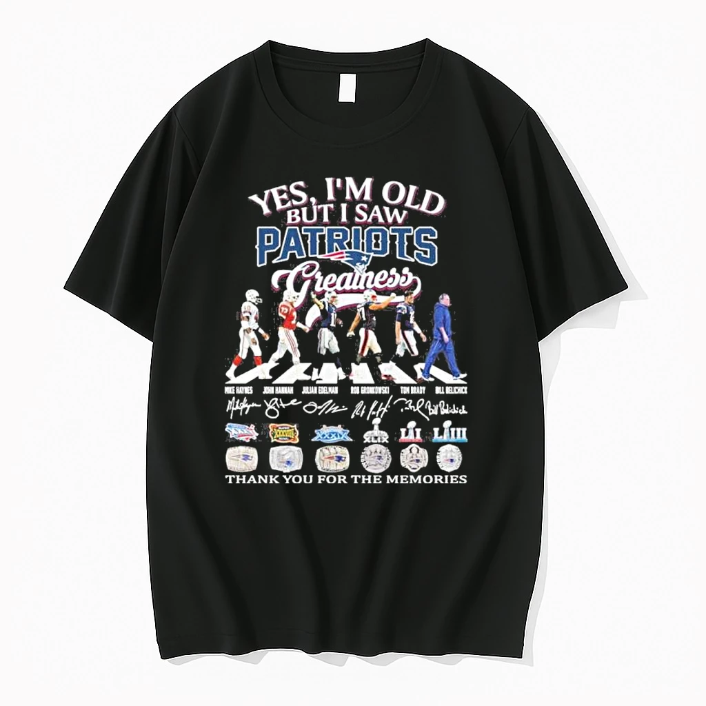 Yes Im Old But I Saw New England Patriots Abbey Road Greatness Shirts