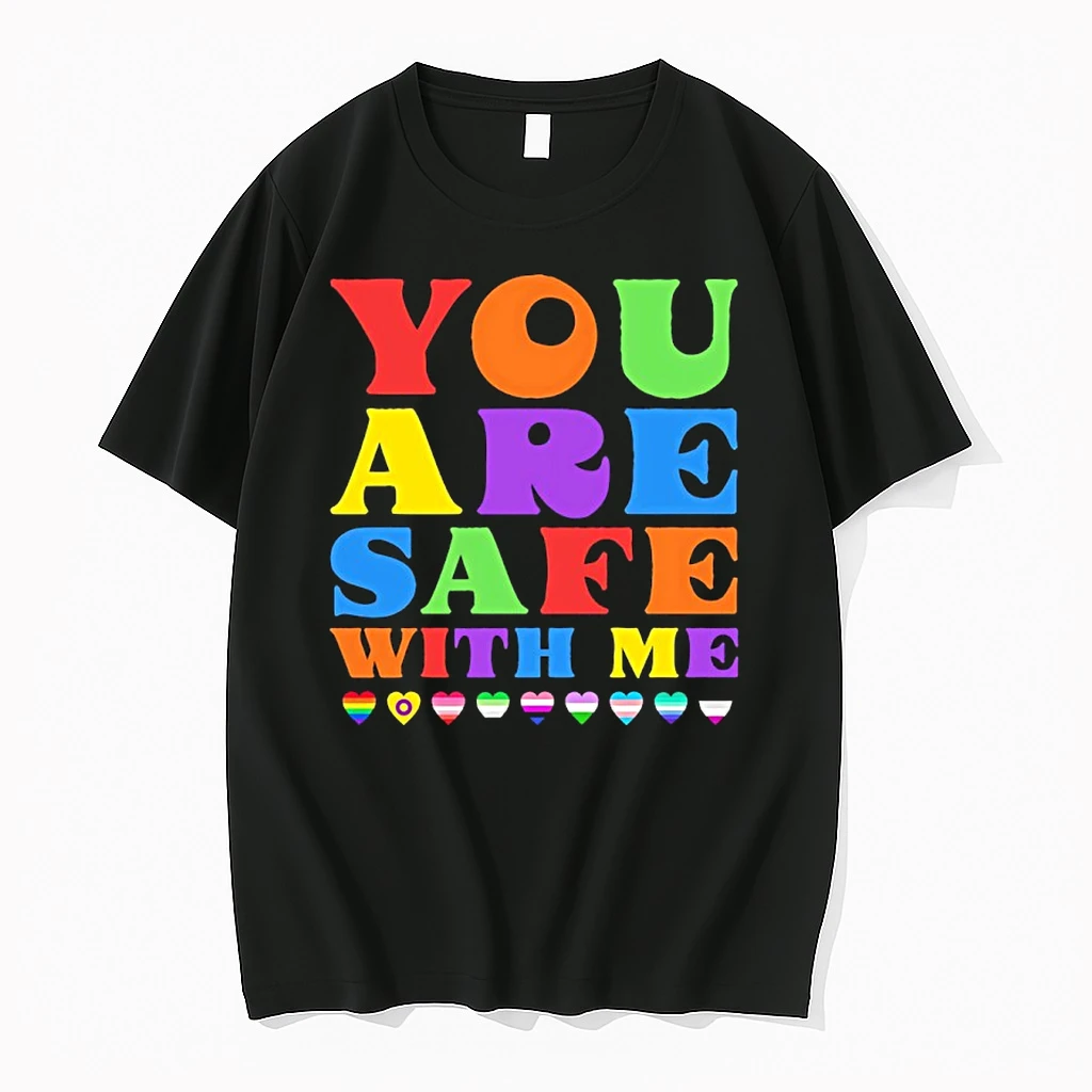 You Are Safe With Me Lgbt Shirts