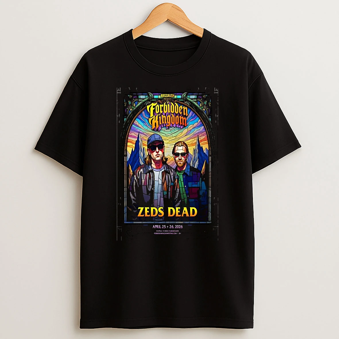 Zeds Dead Forbidden Kingdom April 2026 Festival Shirts