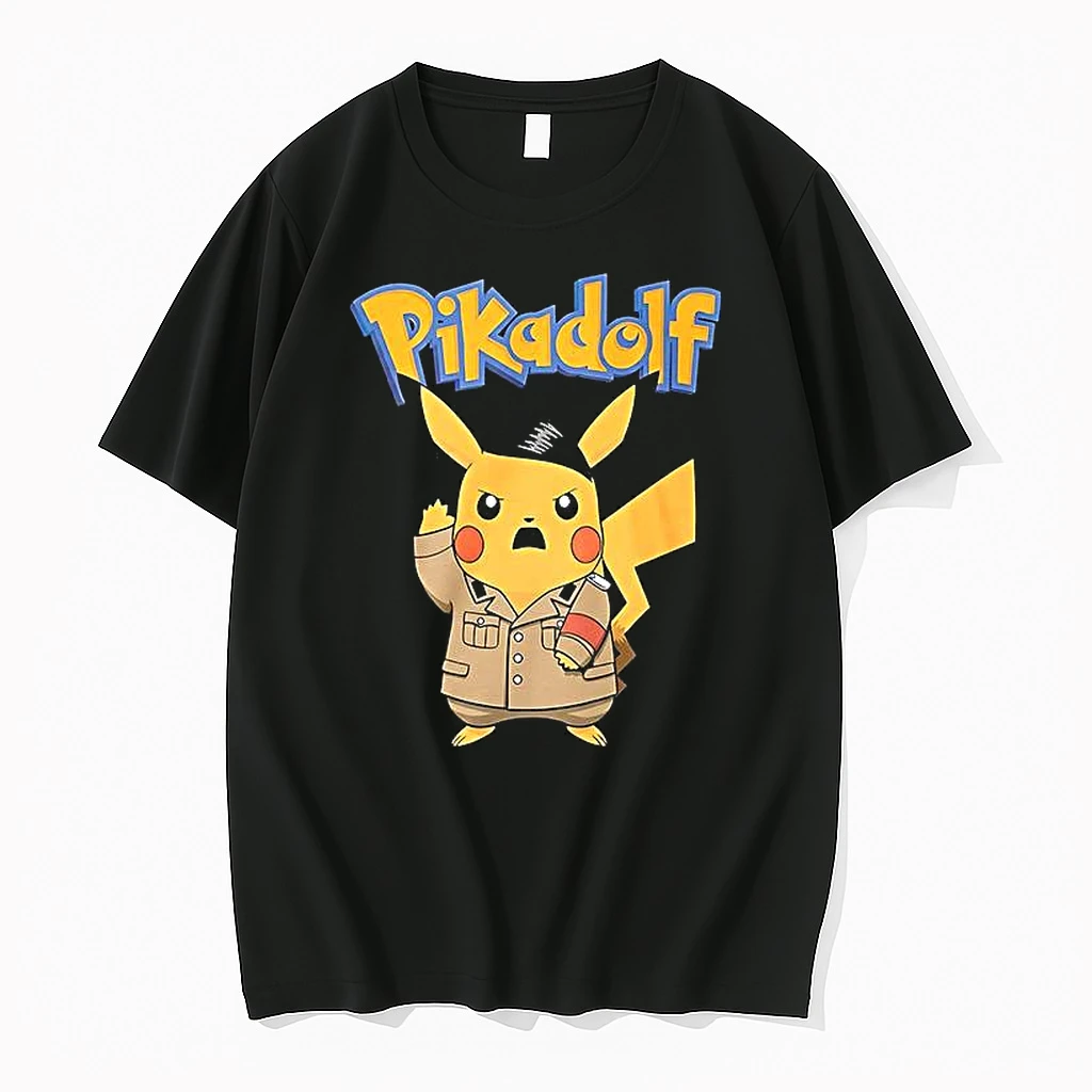 Whatwillwear Clickoneshirt 20260126_091145 99_adolf Hitler Pikadolf X Pikachu Pokemon Woman Shirts