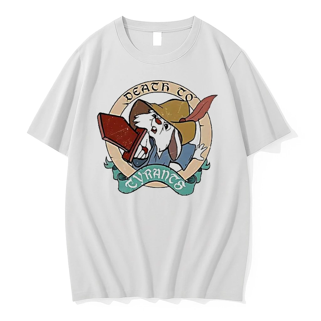 Whatwillwear Clickoneshirt 20260126_091145 99_skippy Rabbit Death To Tyrants 90s Cartoon Logo Retro Woman Shirts