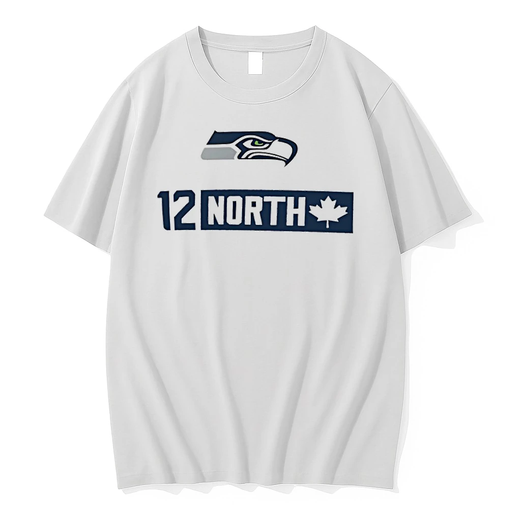 12 North Seattle Seahawks Logo Shirts