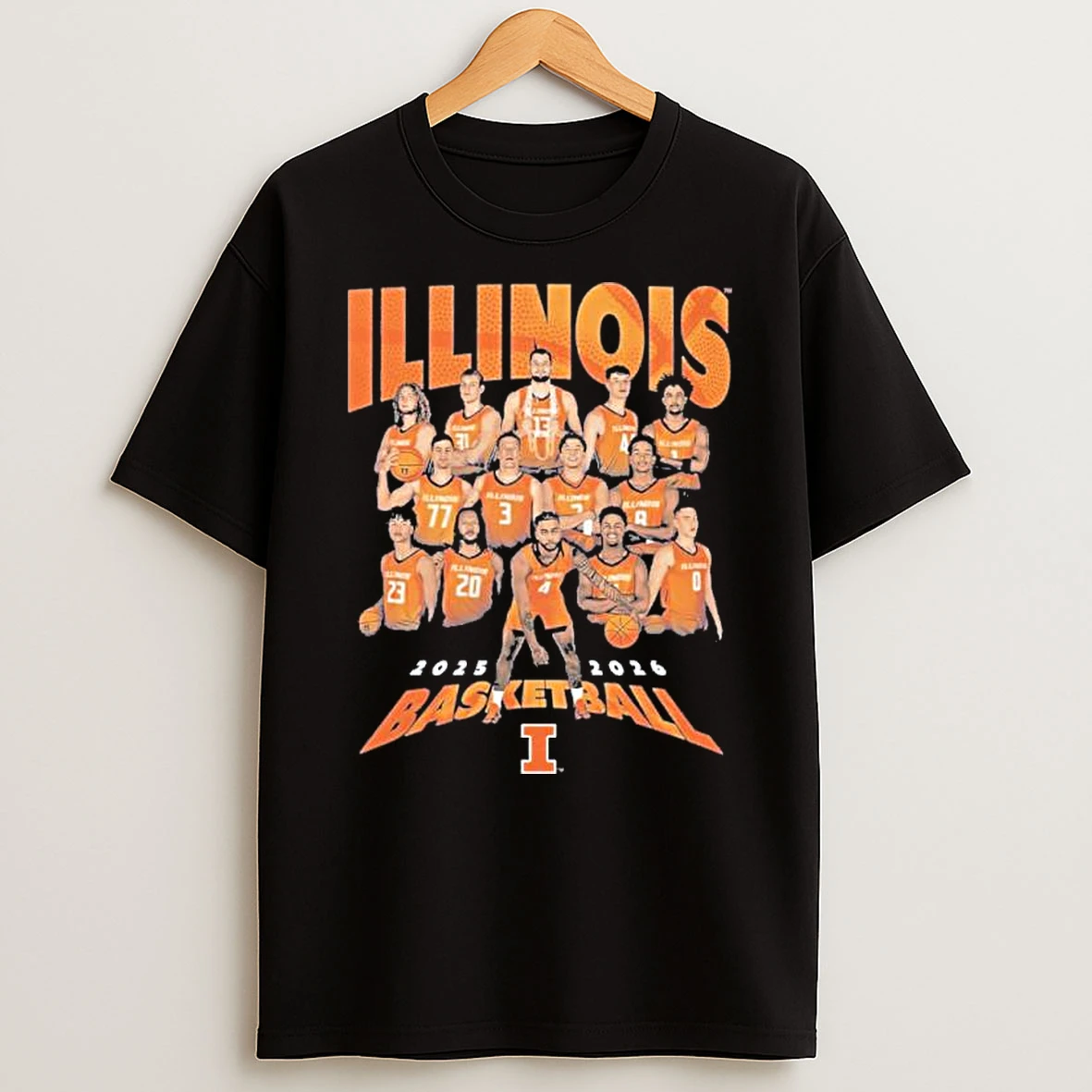 2025 2026 Illinois Mens Basketball Team Shirts