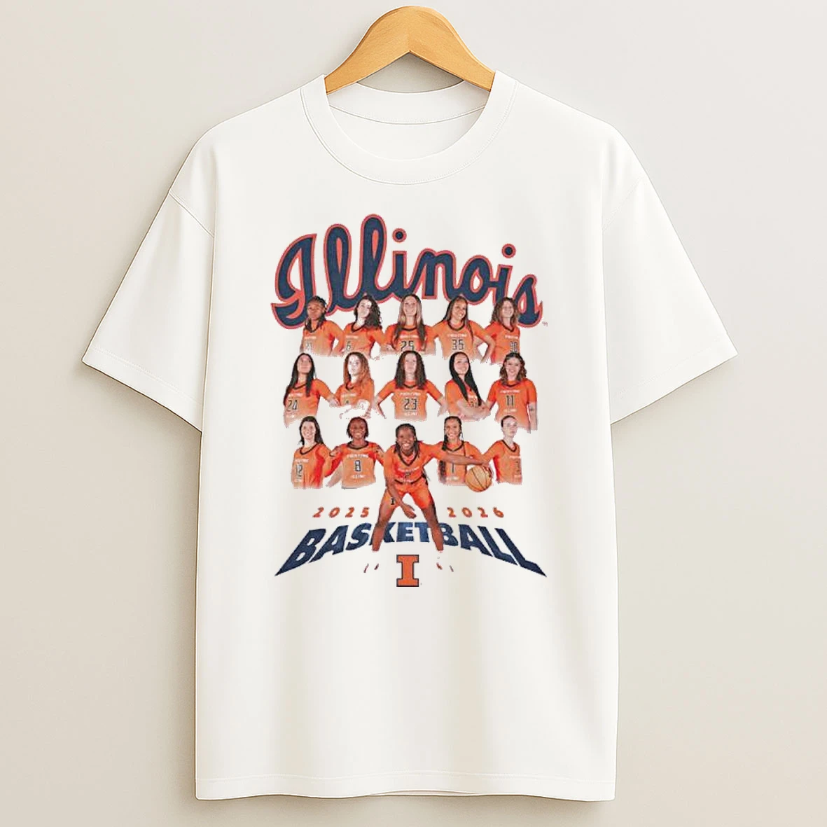 2025 2026 Illinois Womens Basketball Team Shirts