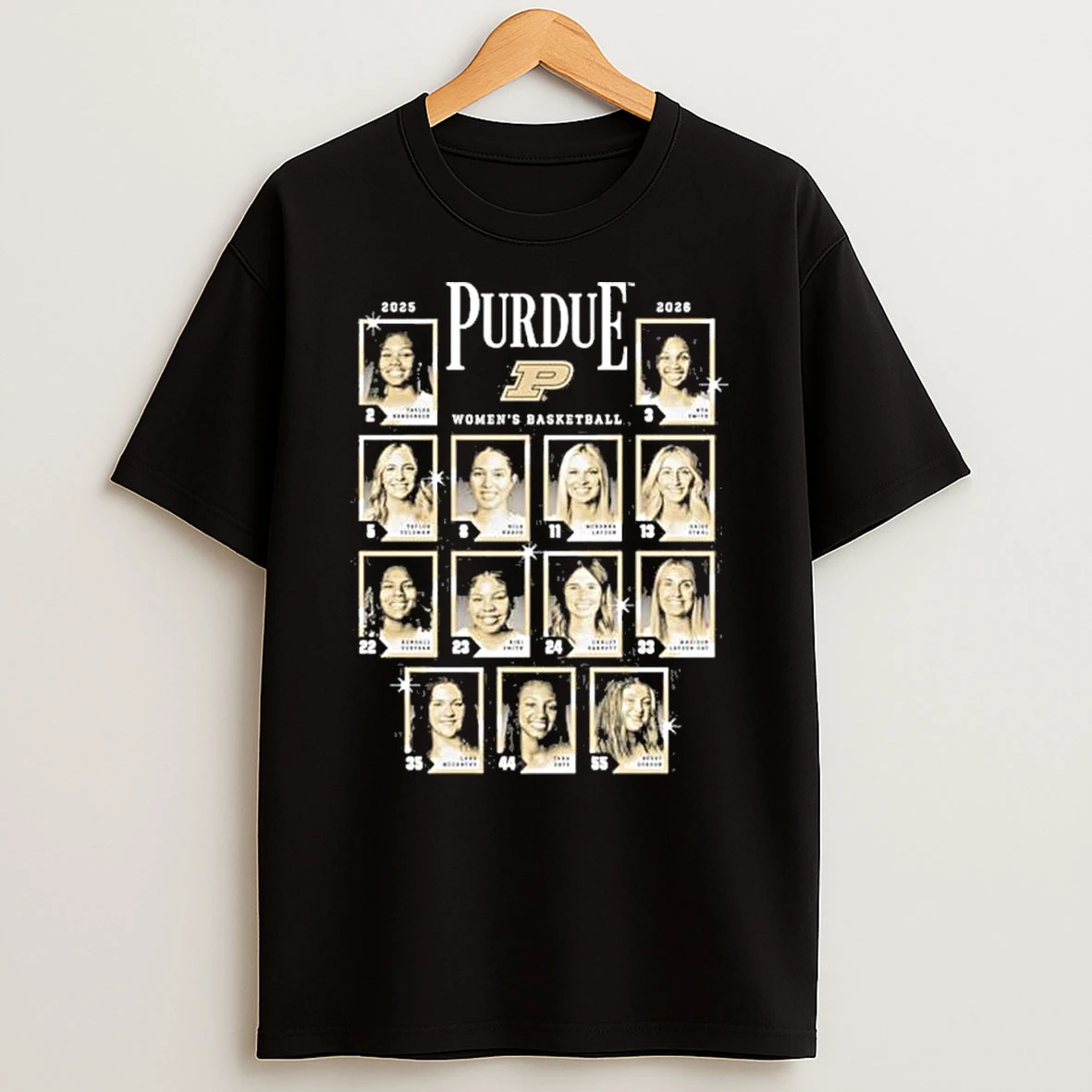 2025 2026 Purdue Womens Basketball Yearbook Team Shirts