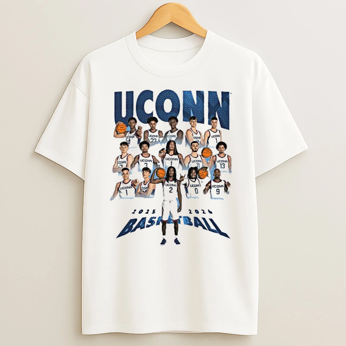 2025 2026 Uconn Huskies Mens Basketball Team Shirts
