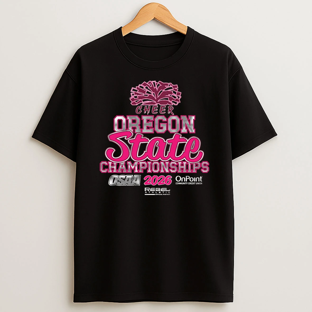 2026 Cheer Oregon State Championships Logo Shirts