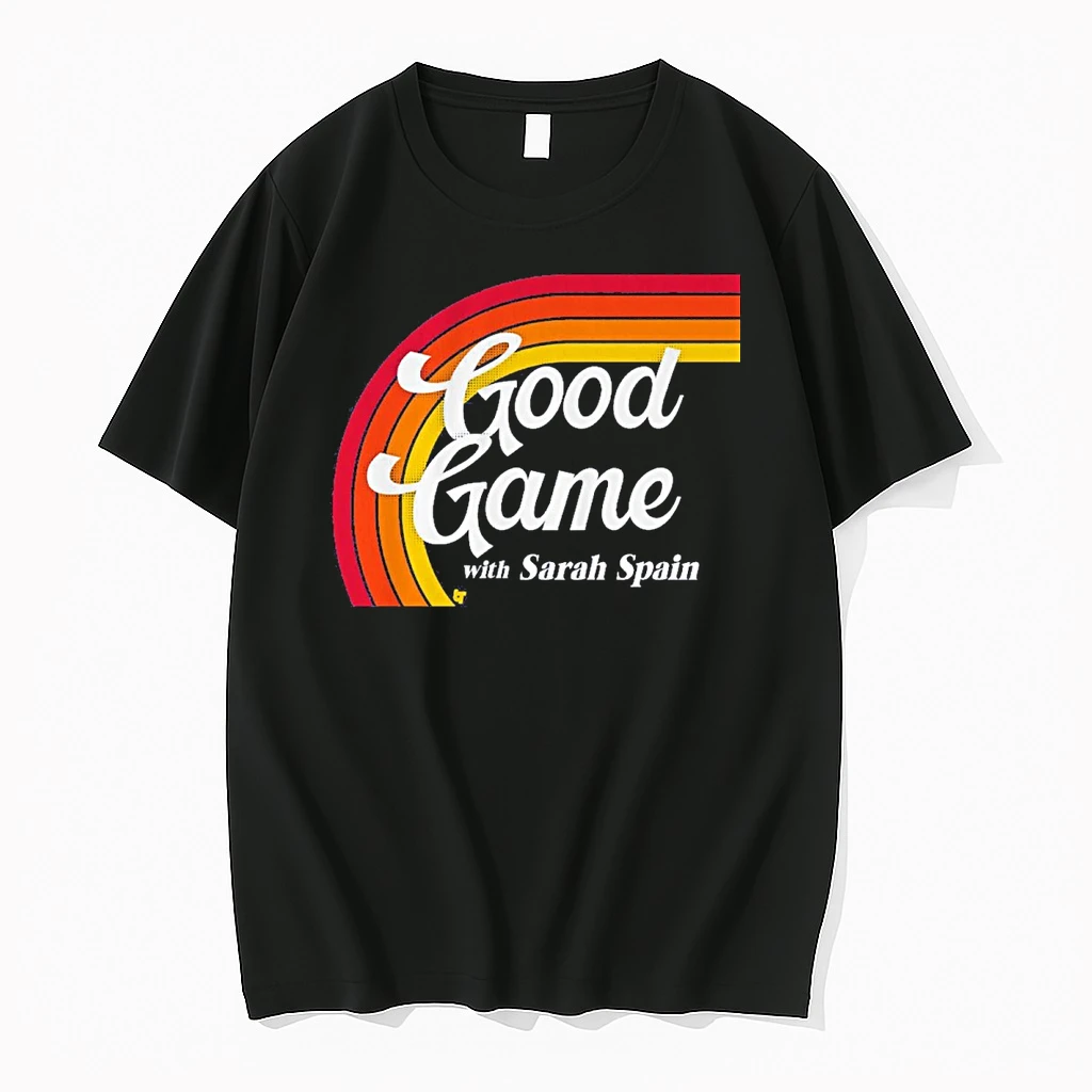 2026 Depaul Bluesarah Spain Good Game With Sarah Spain Logo Shirts