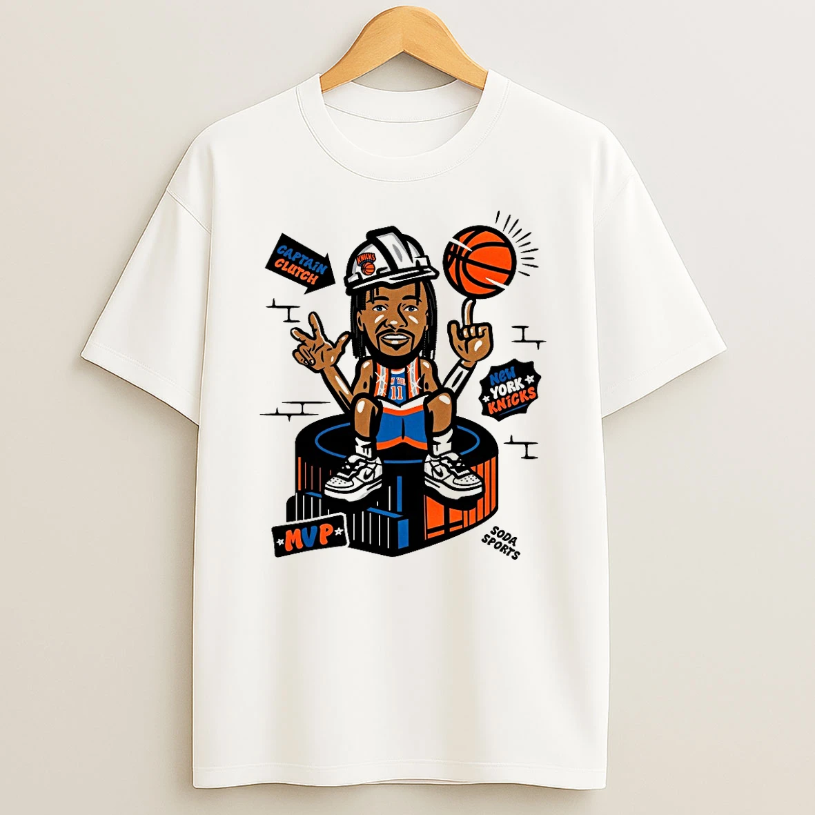 2026 Jalen Brunson New York Knicks Mvp Captain Clutch Shirts