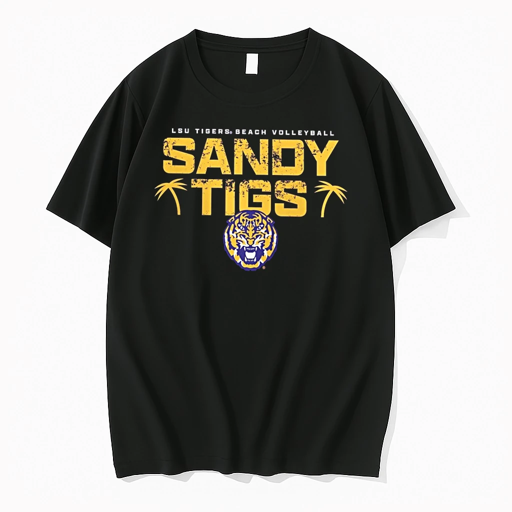 2026 Lsu Tigers Sandy Tigs Beach Volleyball Shirts