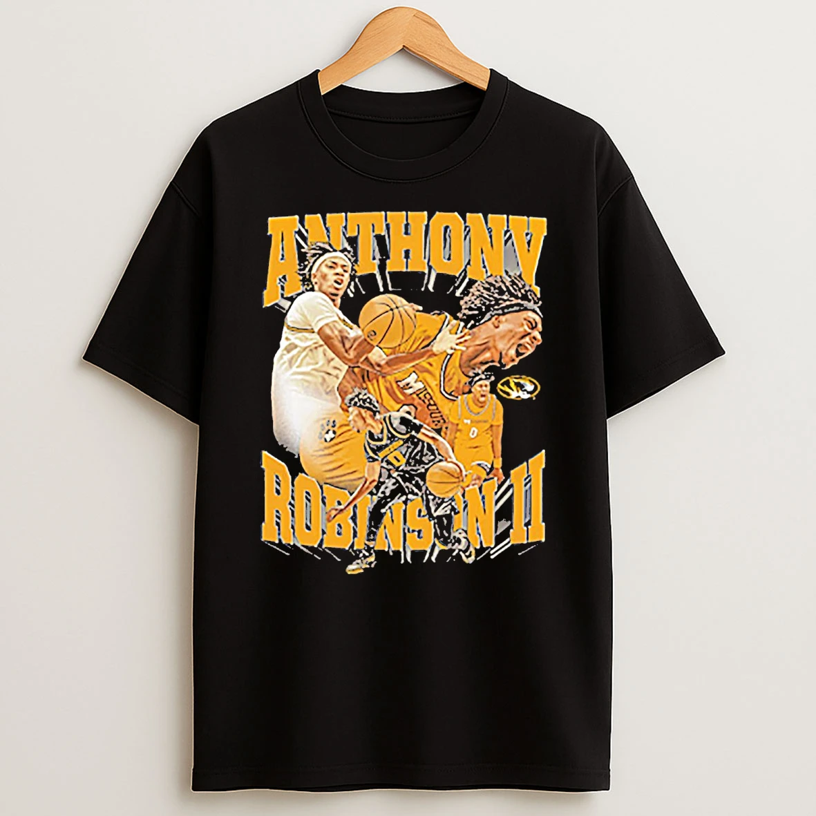 2026 Mizzou Tigers Nil Anthony Robinson Ii Basketball Player Shirts