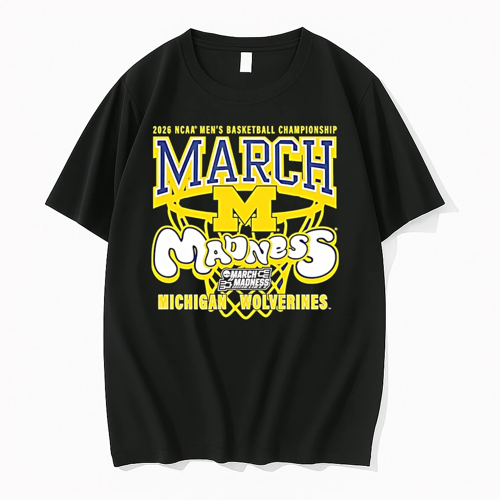 2026 Ncaa Mens Basketball Championship March Madness Michigan Wolverines Shirts