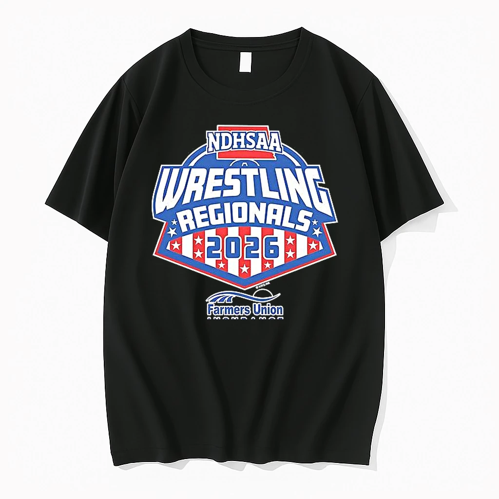2026 Ndhsaa Wrestling Region Tournament Merchandise Woman Shirts