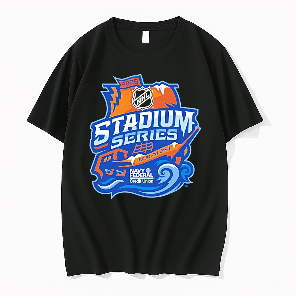 2026 Nhl Stadium Series Tampa Bay Navy Federal Credit Union Logo Shirts