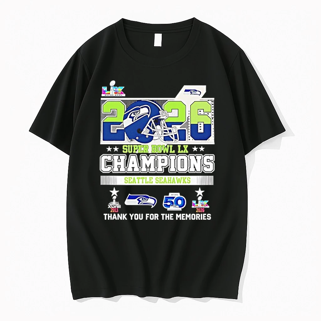 2026 Super Bowl Champions Seahawks Seahawks Thank You For The Memories Shirts