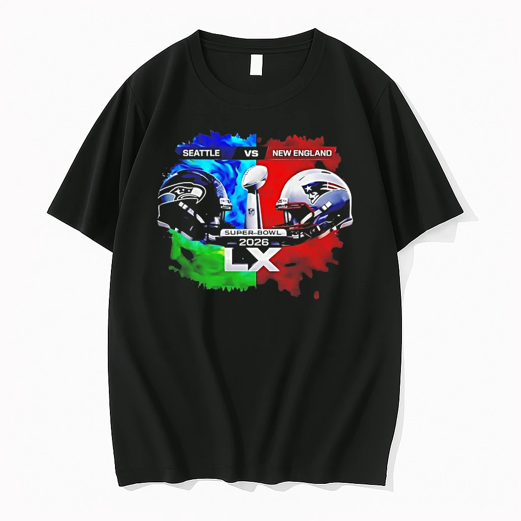2026 Super Bowl Seattle Seahawks Vs New England Patriots Head To Head Shirts