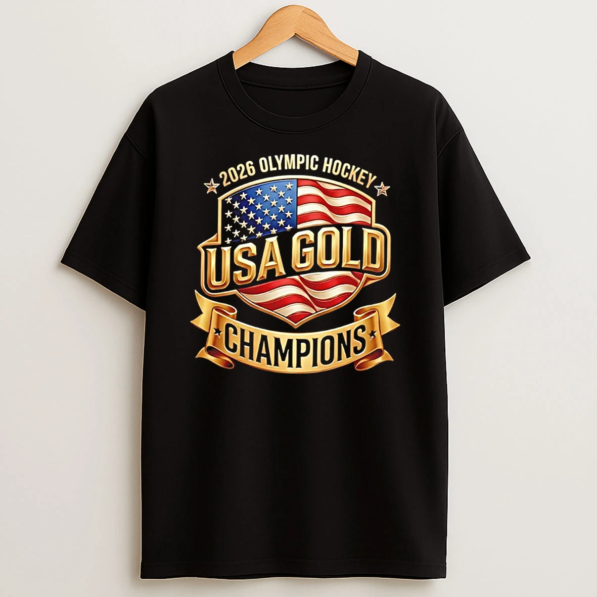 2026 Usa Olympic Mens Hockey Team Champion Winter In Milano Shirts