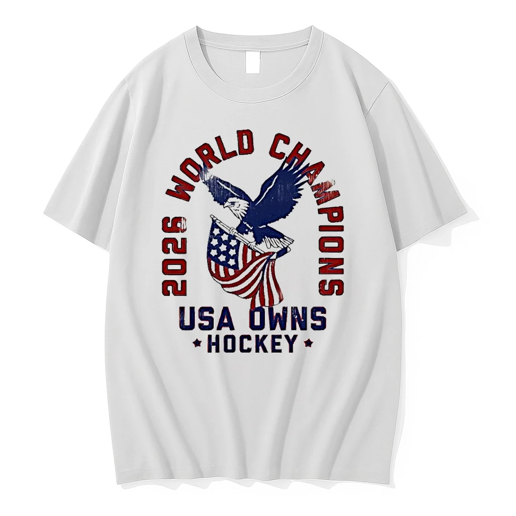 2026 World Champions Usa Owns Hockey Eagle Shirts