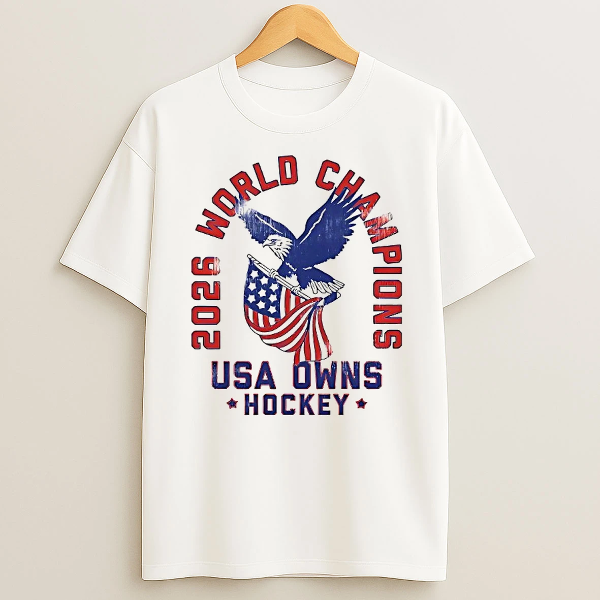 2026 World Champions Usa Owns Hockey Shirts