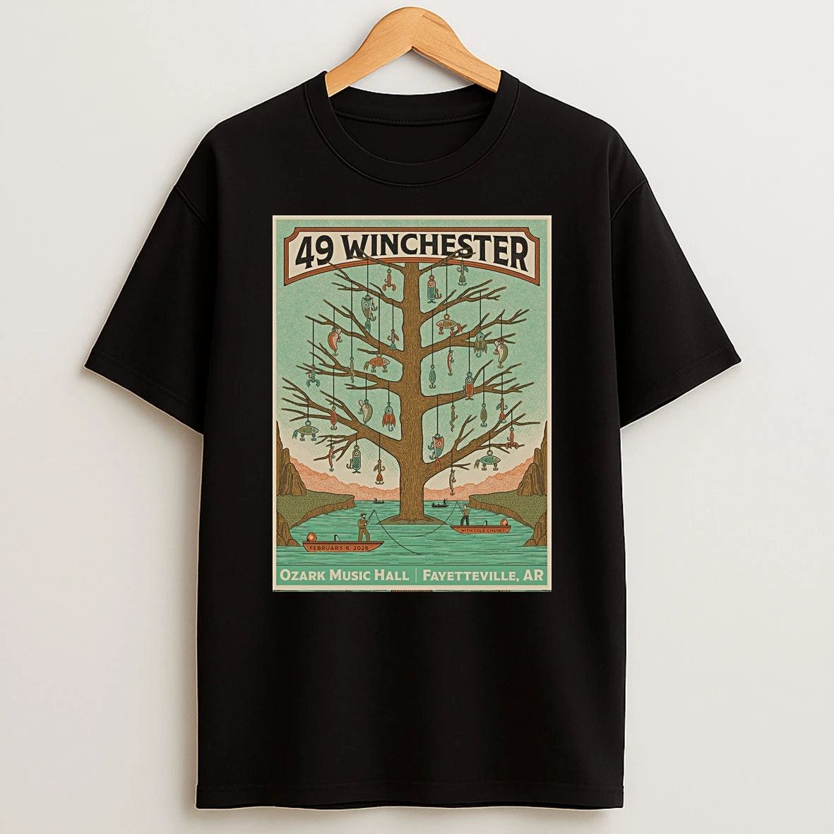 49 Winchester February 6 2026 Ozark Music Hall Fayetteville Ar Shirts