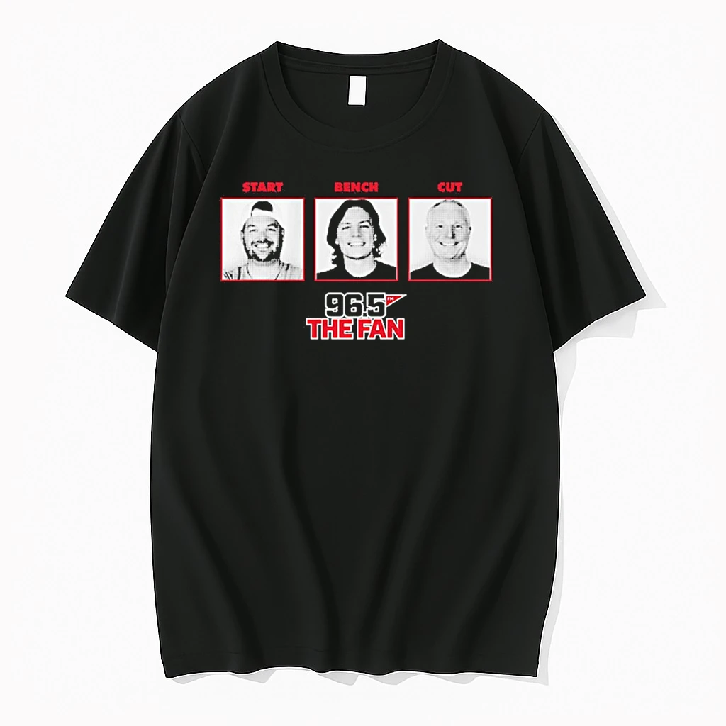 96 5 The Fan Fescoe And Dusty Start Bench Cut Shirts