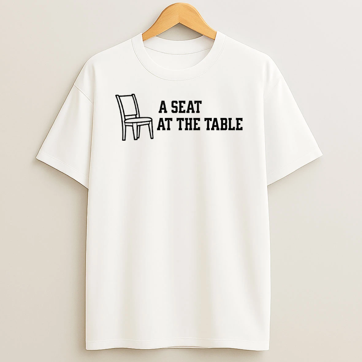 A Seat At The Table Chair Graphic Minimalist Shirts