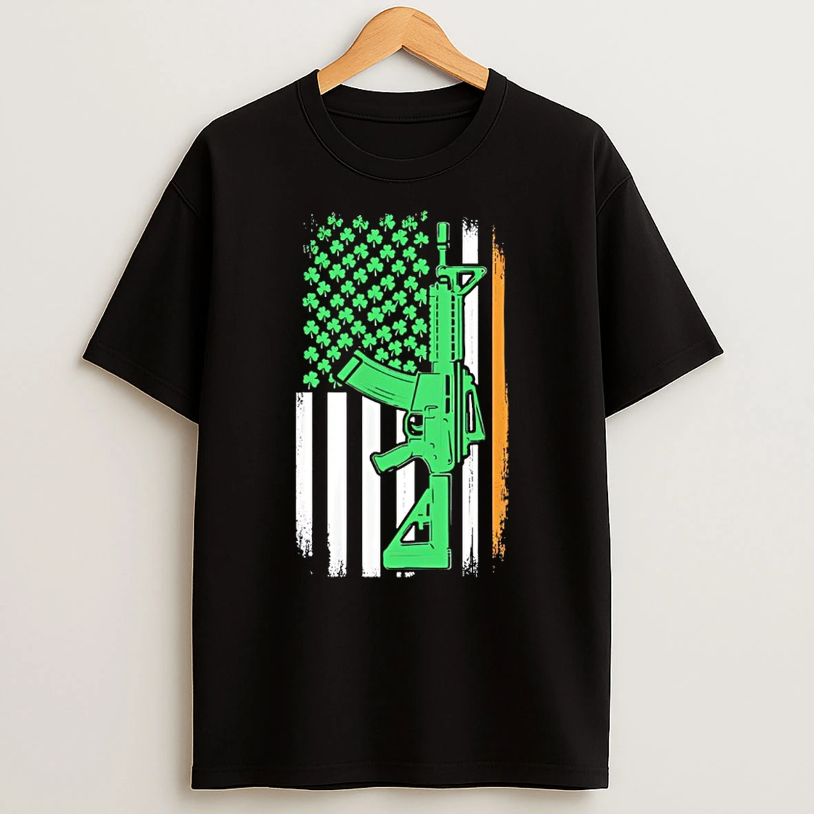 Ar15 Irish American Flag 2026 Shirts