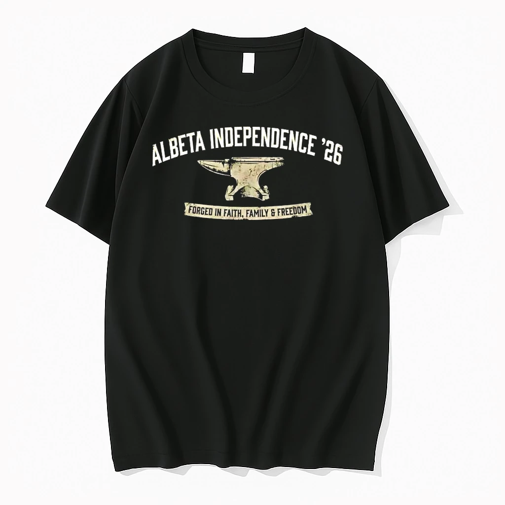 Alberta Independence 2026 Forged In Faith Family And Freedom Shirts