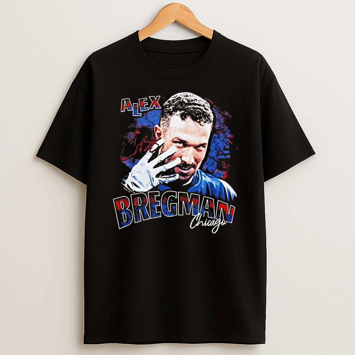 Alex Bregman Chicago Cubs Pose Baseball Signature Shirts