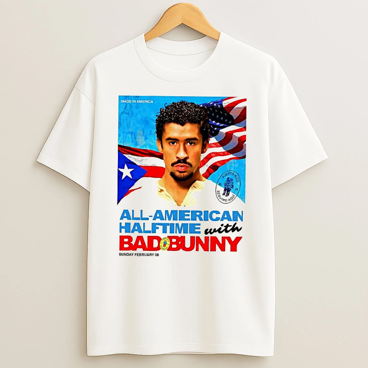 All American Halftime With Bad Bunny Woman Shirts