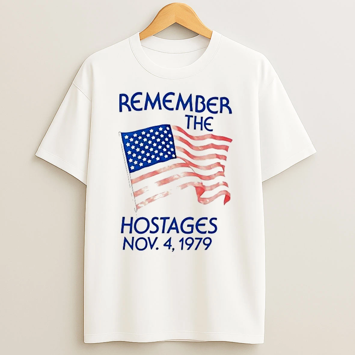 America Remember The Hostages 1979 Flag Tee Shirts