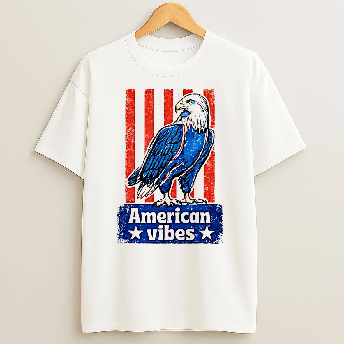 American Vibes Usa Patriotic Eagle Shirts
