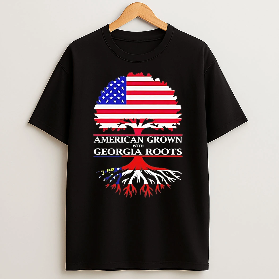 American Grown With Georgia Roots Shirts