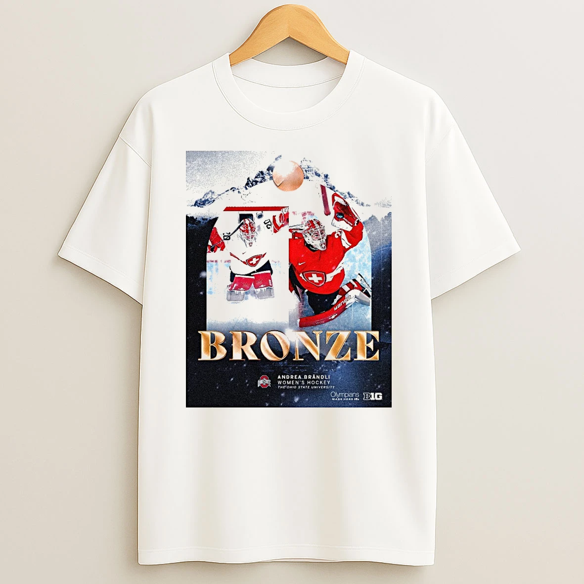 Andrea Braendli Bronze Medal Womens Hockey The Ohio State University Shirts