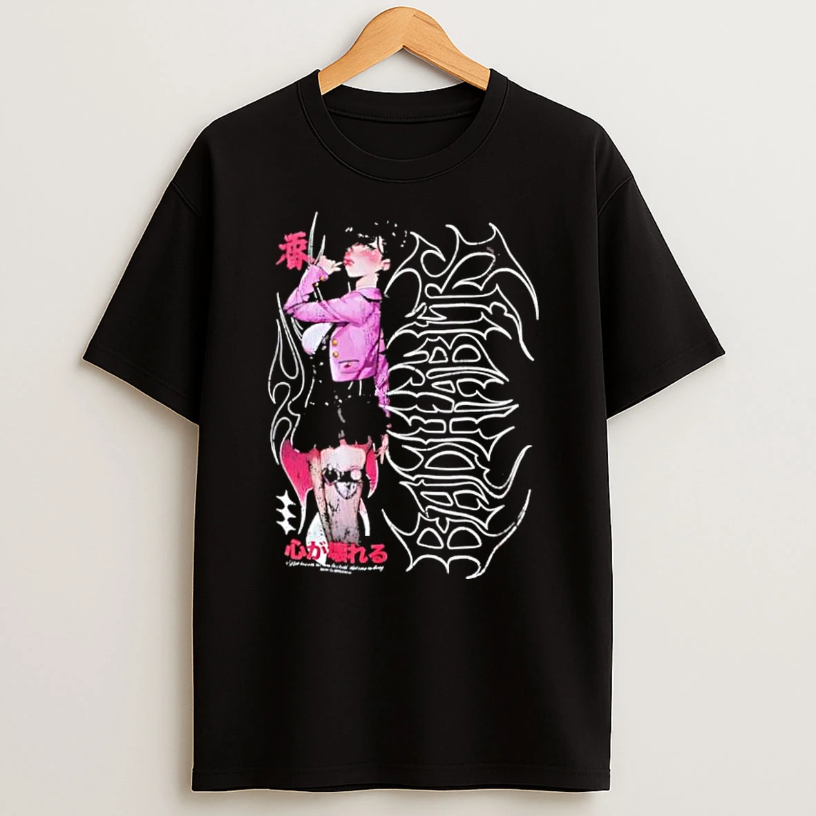 Anime Girl Bad Habit Harajuku Aesthetic Streetwear Shirts