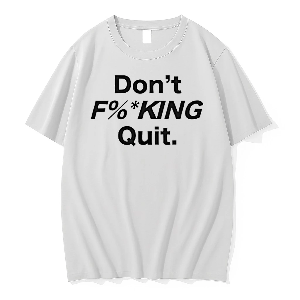Anthony Kim Wearing Dont Fucking Quit Shirts