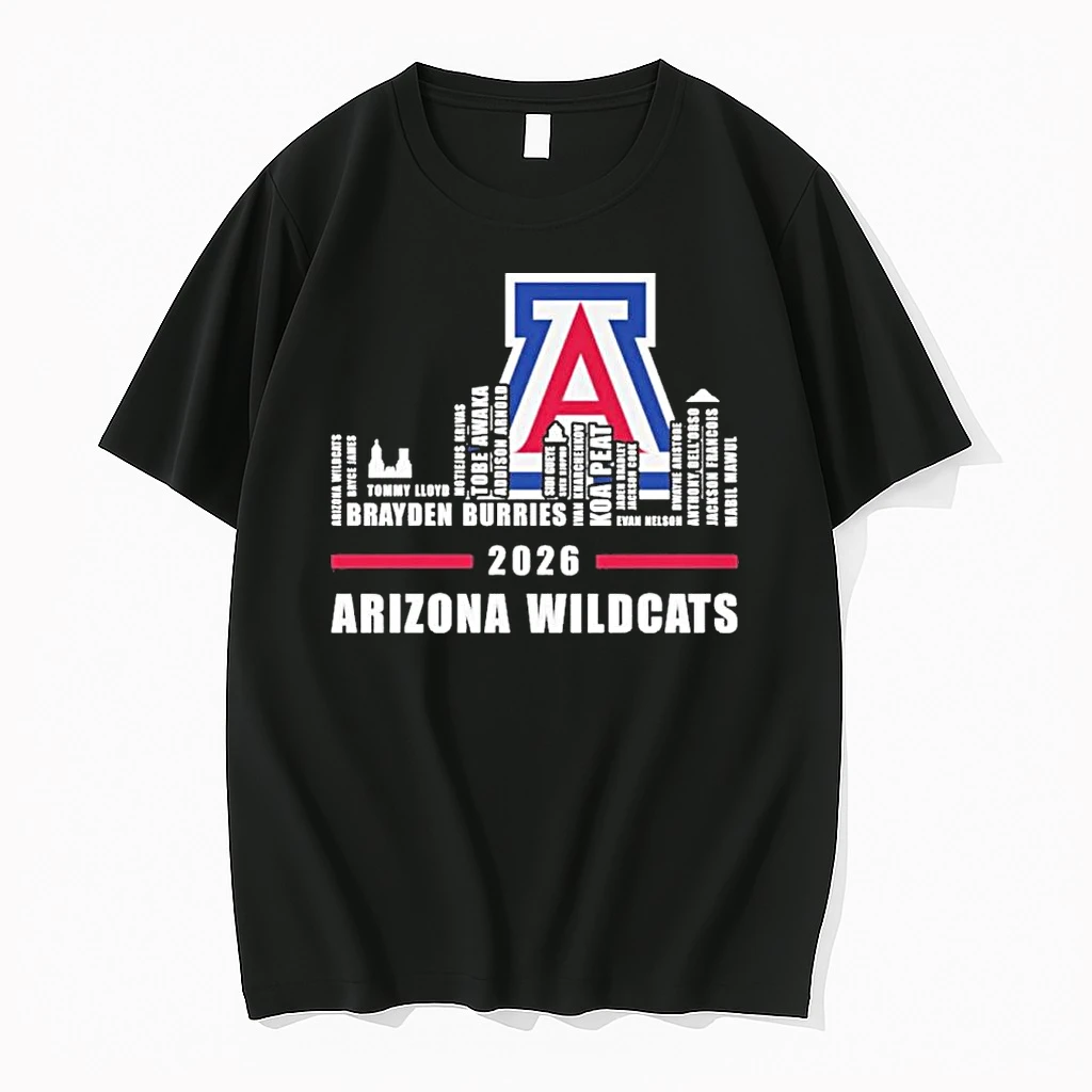 Arizona Basketball Skyline Player Names 2026 Shirts