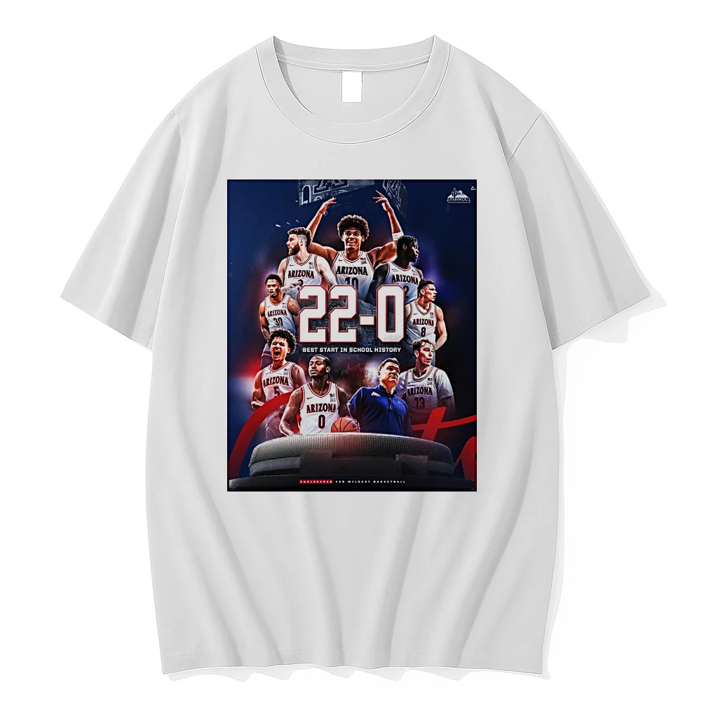 Arizona Wildcats Mens Basketball 22 0 Best Start In School History Shirts
