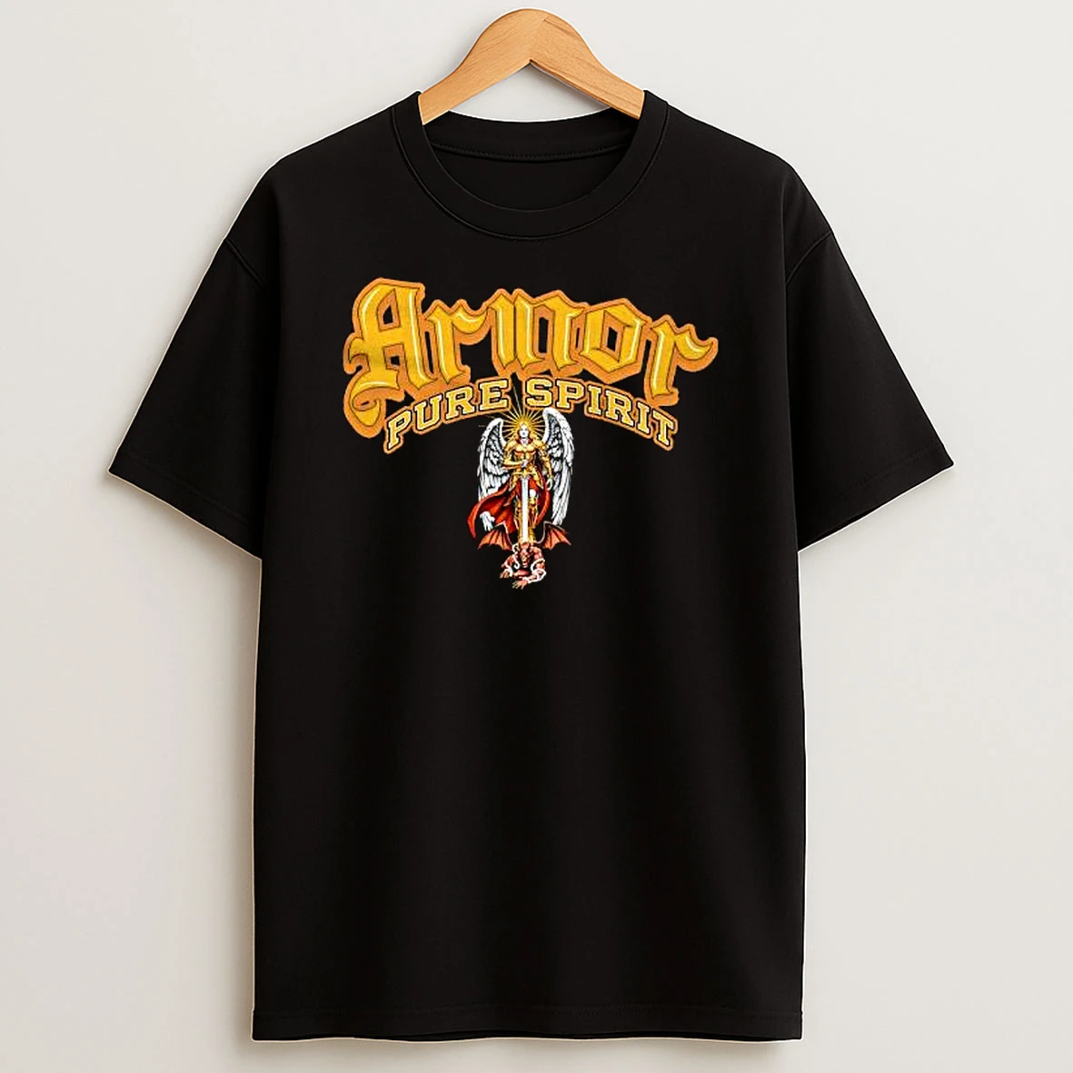 Armor Pure Spirit Archangel Michael Sword Slaying Devil Shirts
