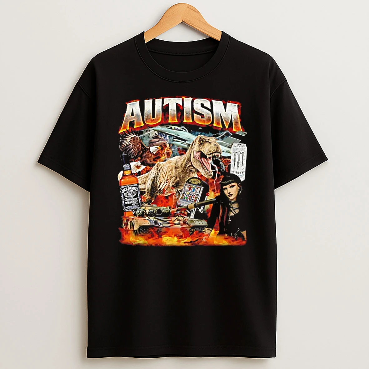Autism Vintage Rap Graphic Shirts