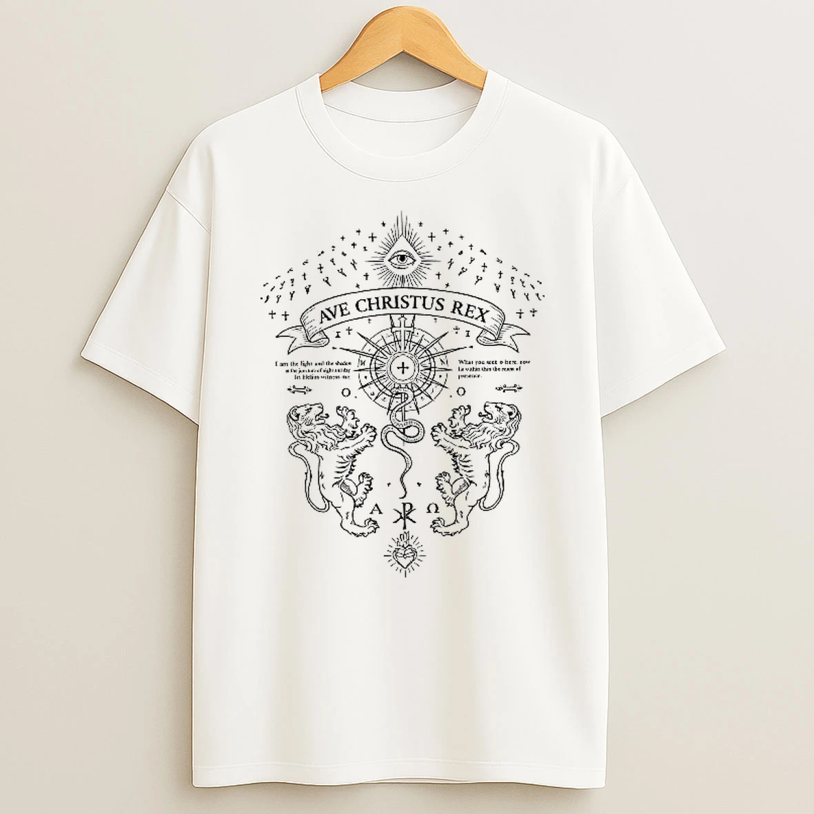 Ave Christus Rex Logo Woman Shirts
