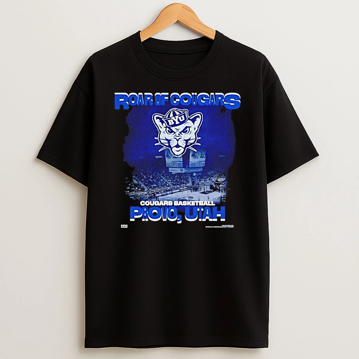 Byu Arena Roar Of Cougars Provo Utah Shirts
